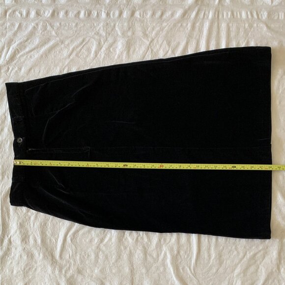 Vintage Women's Black Velvet Skirt by Mia - Size 11 - Made in Canada - Picture 6 of 11